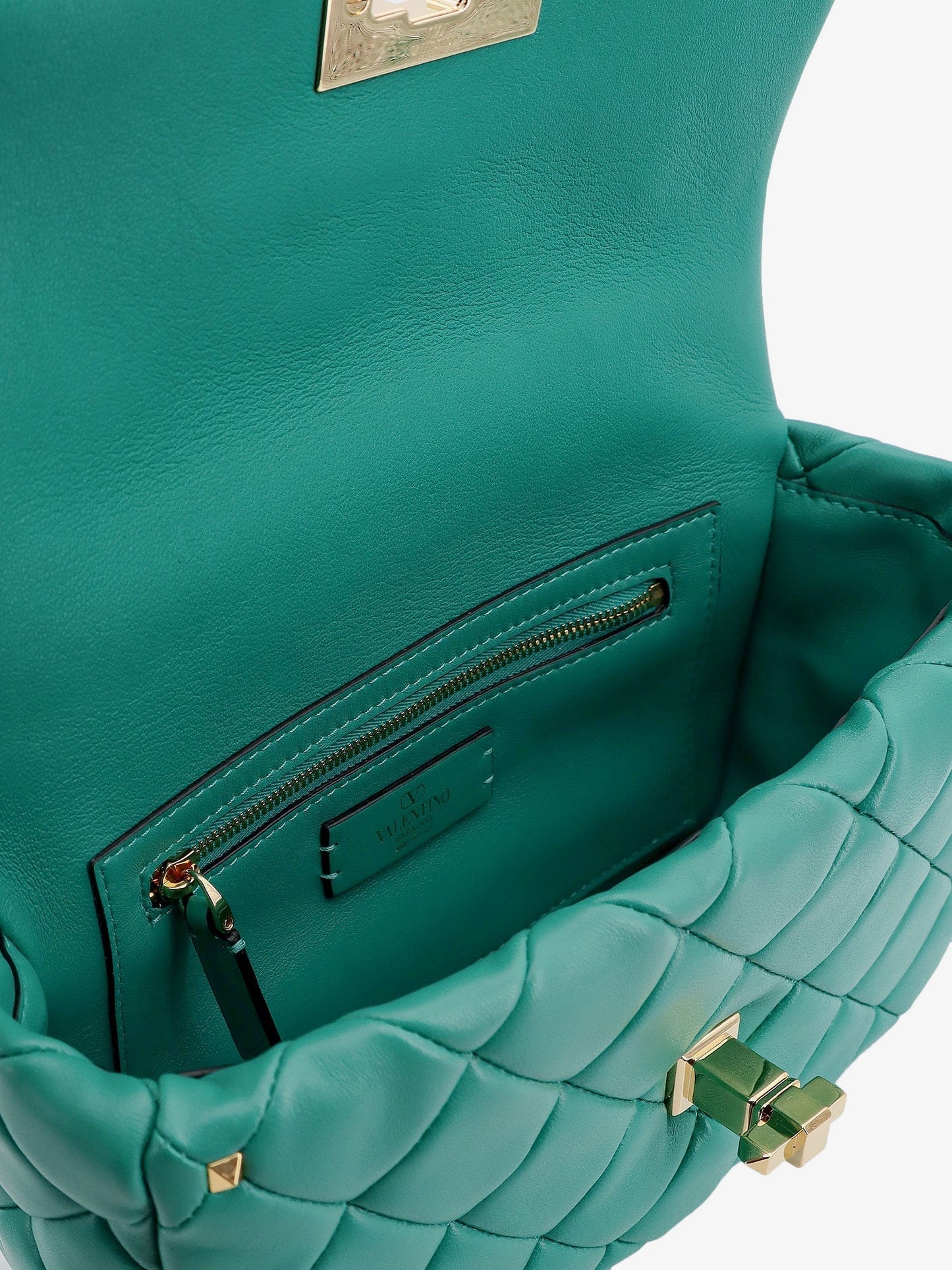 Valentino Garavani Woman Valentino Garavani Woman Green Shoulder Bags