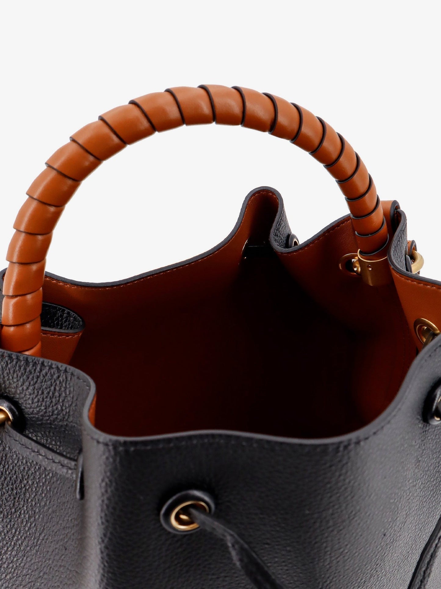 Chloe' Woman Chloe' Woman Brown Bucket Bags