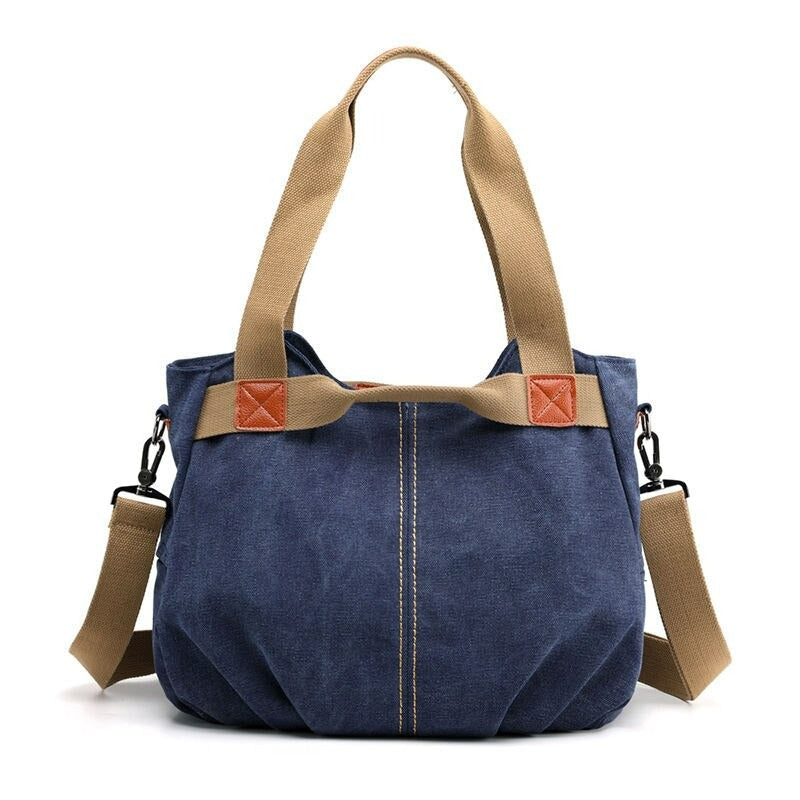 Solid Color Large Capacity Ladies Messenger Bag