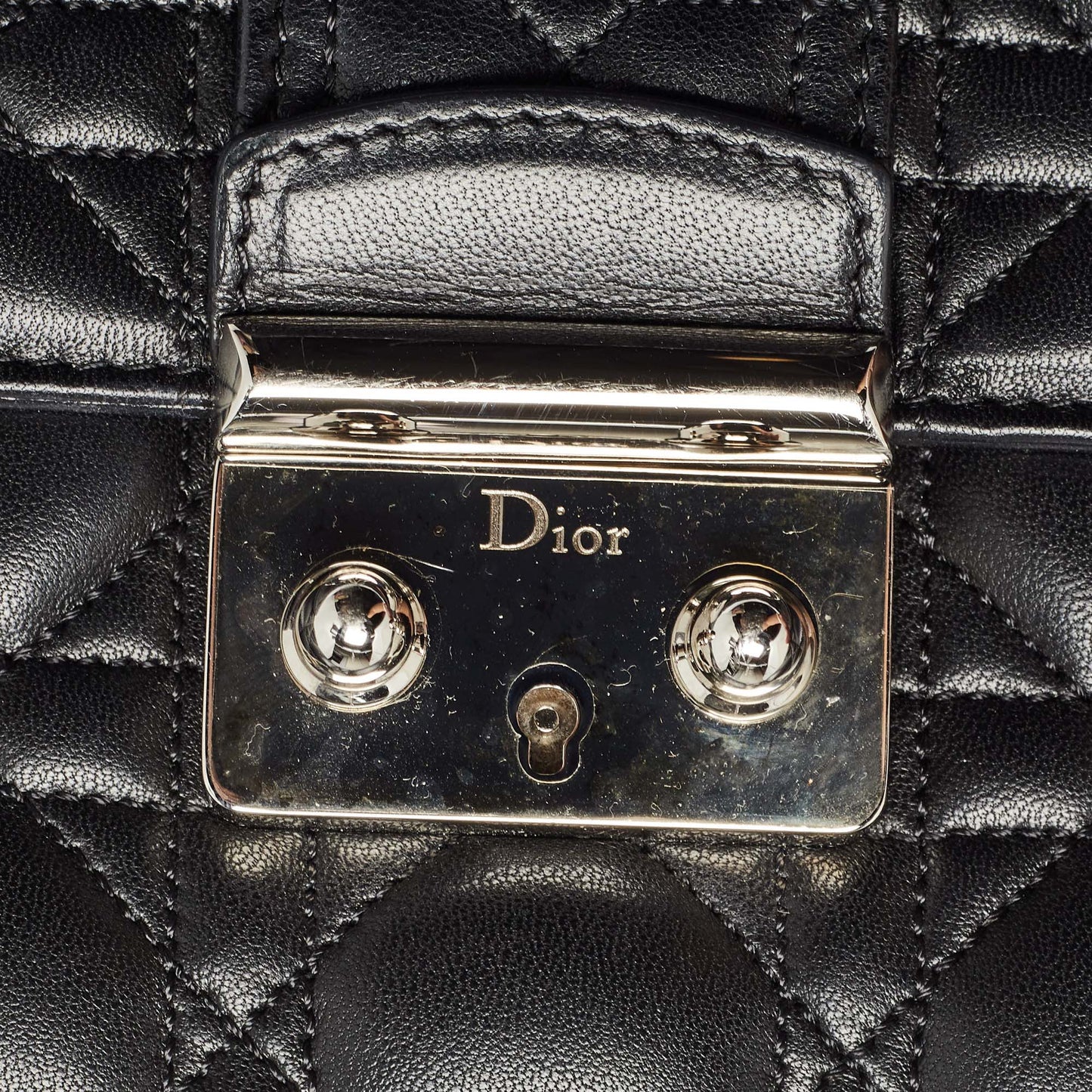 Dior Cannage Leather Miss Dior Promenade Shoulder Bag