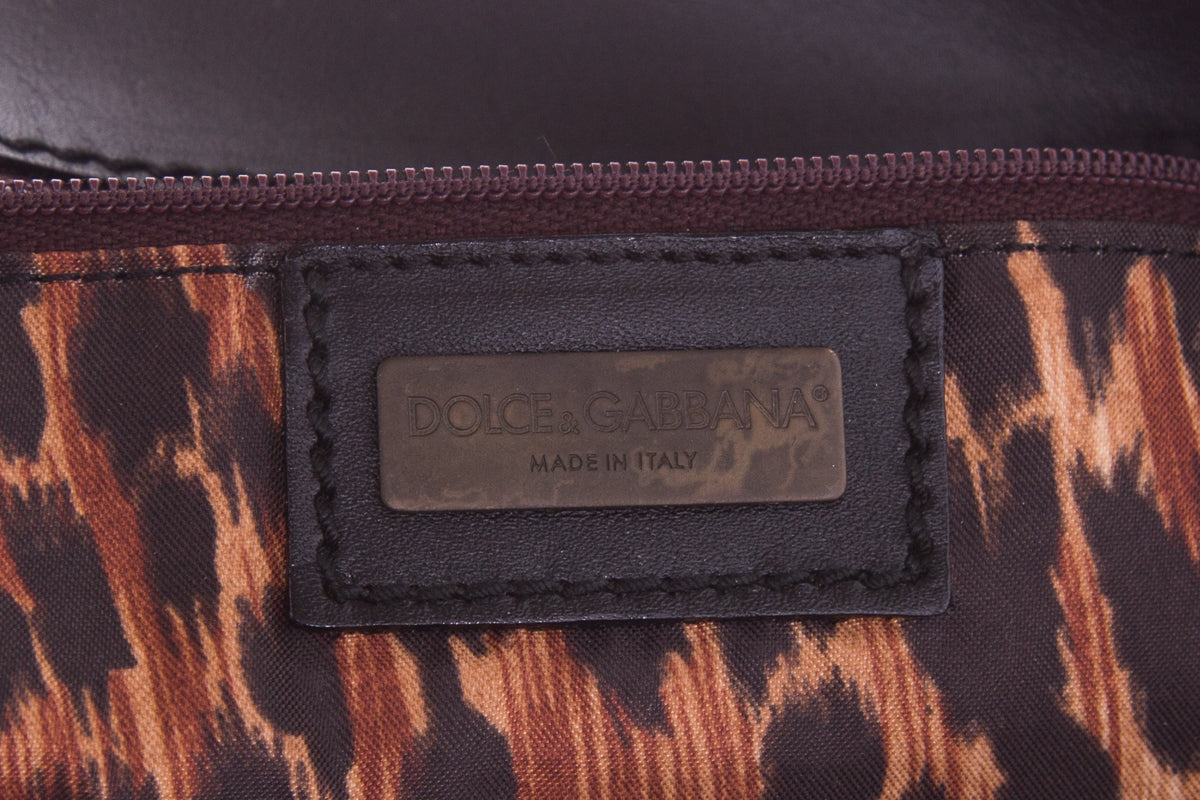 Dolce & Gabbana Dark Denim Tote Handbag