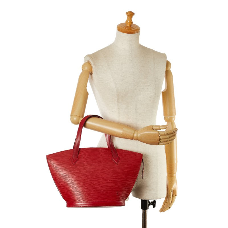 Louis Vuitton Epi Sandjack Handbag M52277 Castilian Red Leather Louis Vuitton