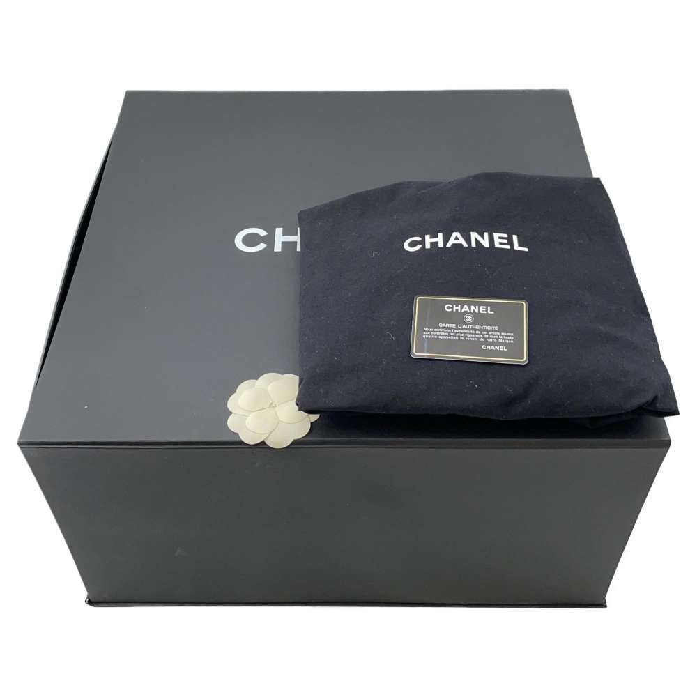 CHANEL Embroidery One Shoulder Bag Black/RedA57519 Wool Calf Leather