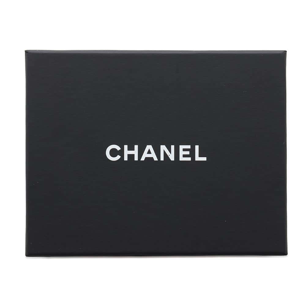 CHANEL Choker Crystal logo choker Black Metal Rhinestone