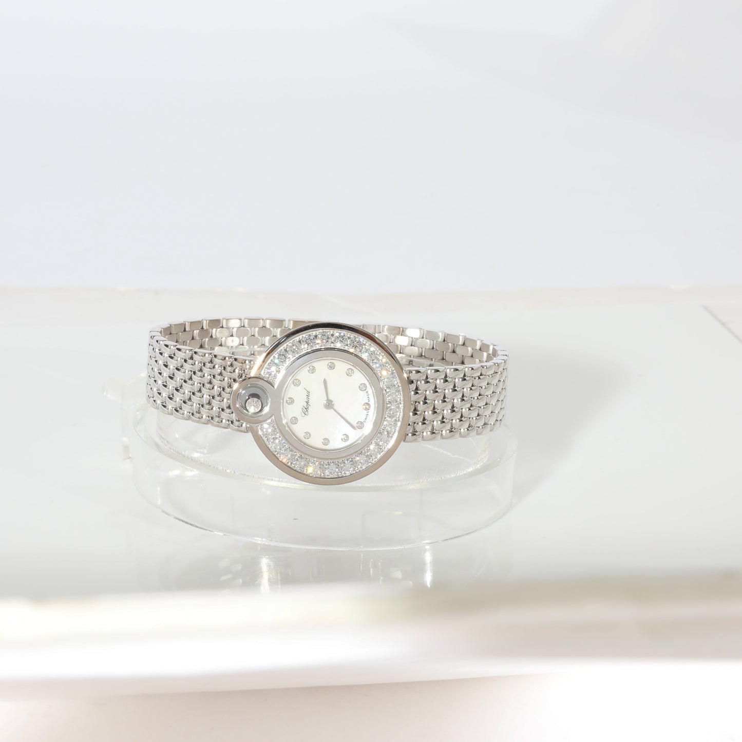 CHOPARD Happy Diamond 204407-1003 Women's Watch in 18kt White Gold