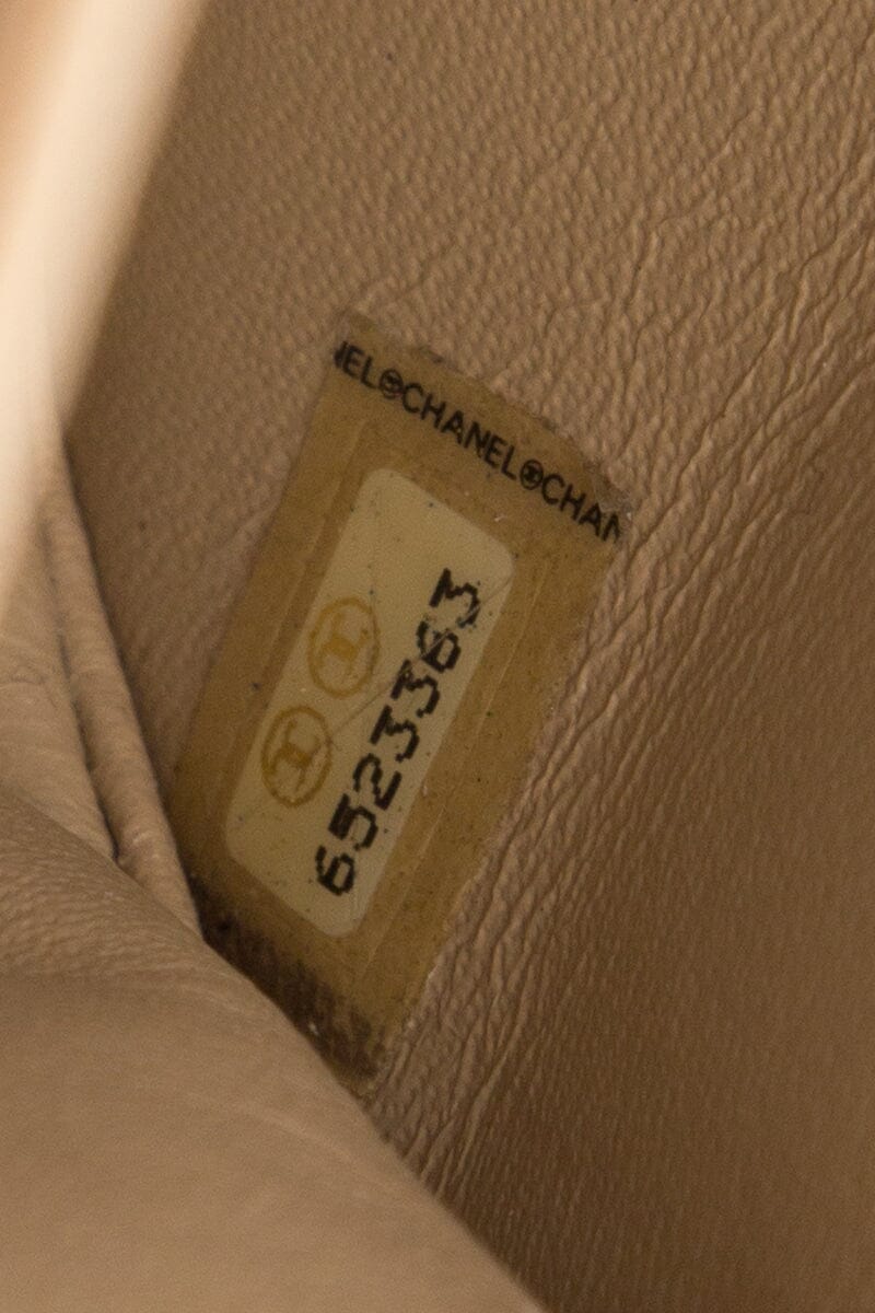 Chanel 2000 Beige & Black Chocolate Bar Handbag