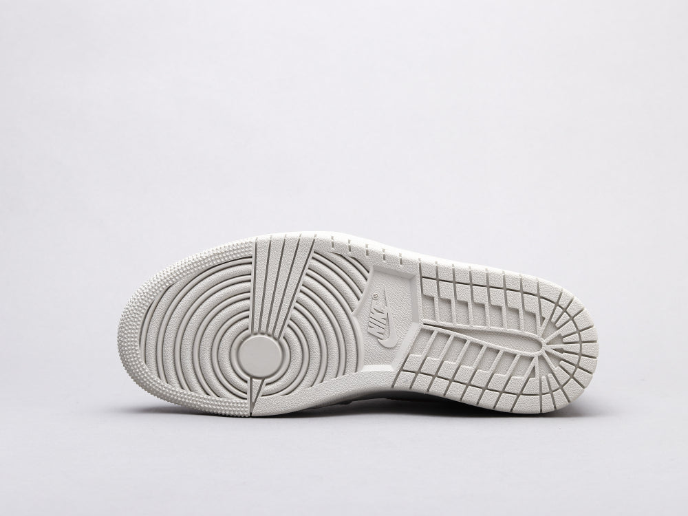 GLM - AJ1 gray and white scratch shoes for women