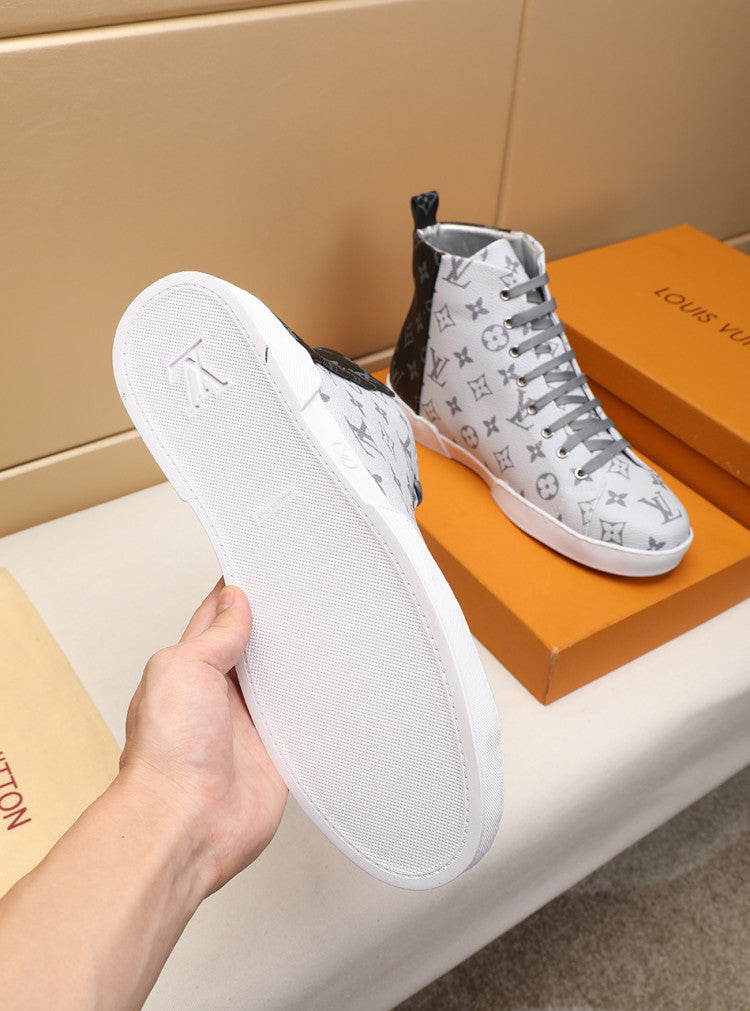 GLM - LUV Stellar Trainer Boot White Black Sneaker