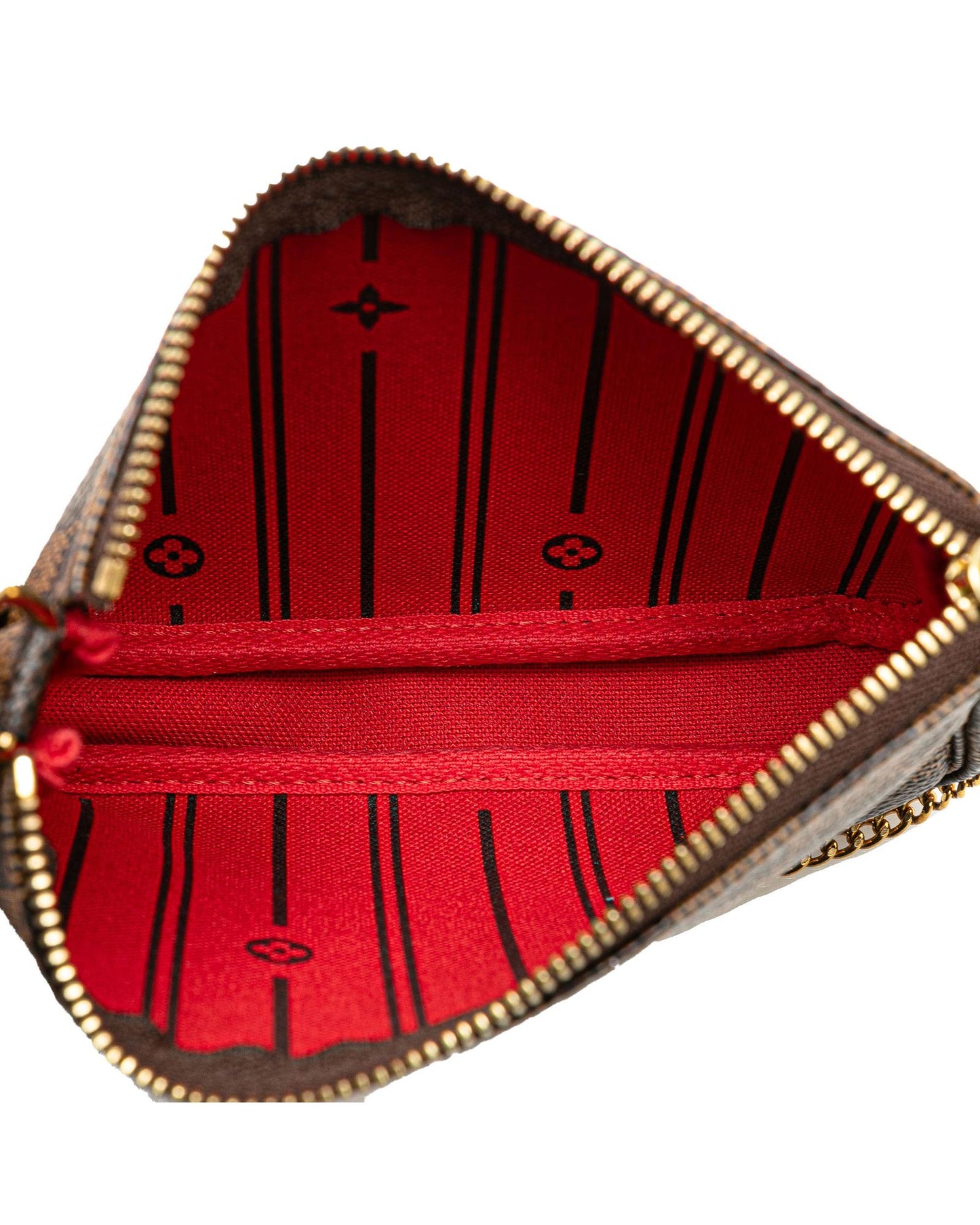 Louis Vuitton Pochette Accessoires Damier Ebene Canvas Crossbody Bag
