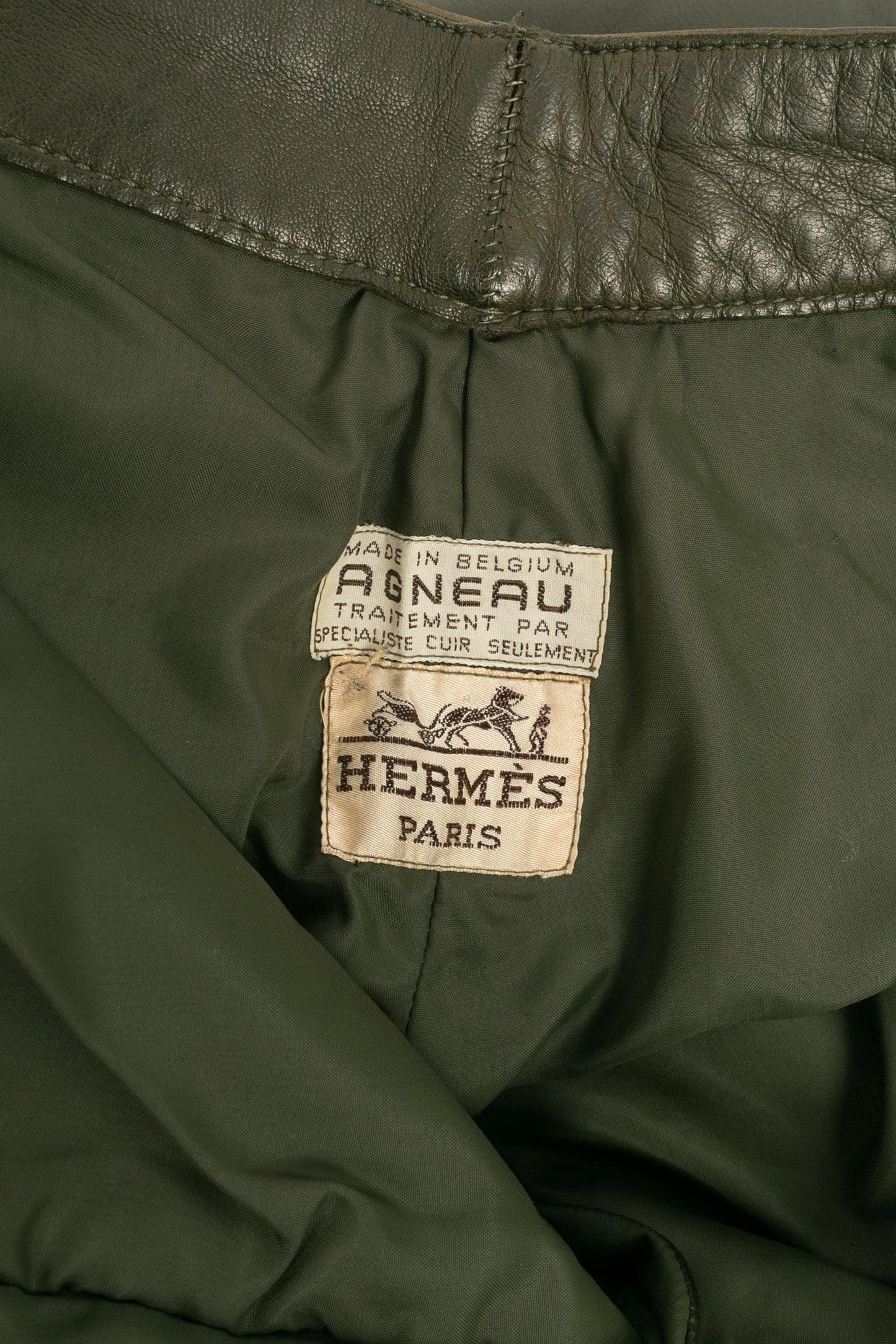 Pantalon en cuir Hermès 2009