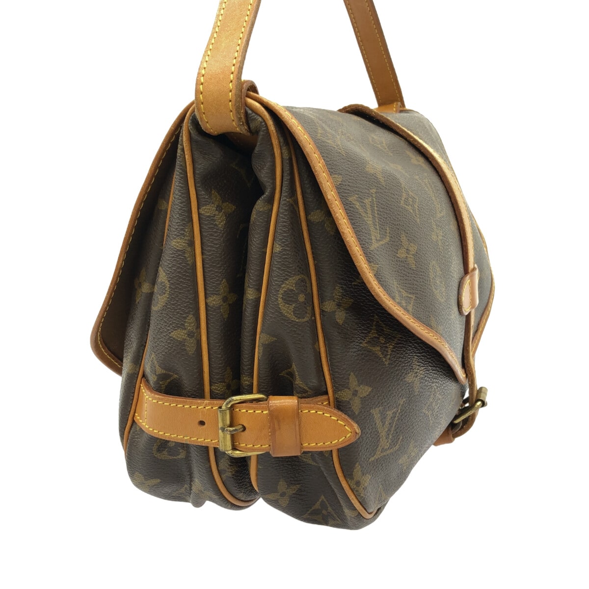 Louis Vuitton Saumur 30 Canvas Shoulder Bag ()