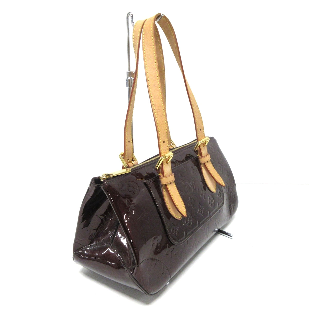 Louis Vuitton Rosewood Patent Leather Shoulder Bag ()