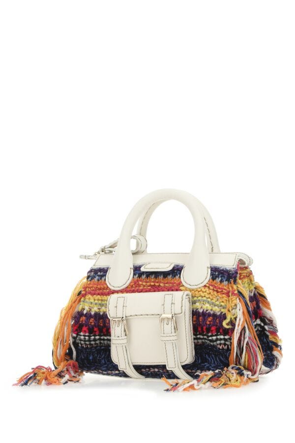 Chloe Woman Multicolor Fabric Mini Edith Handbag