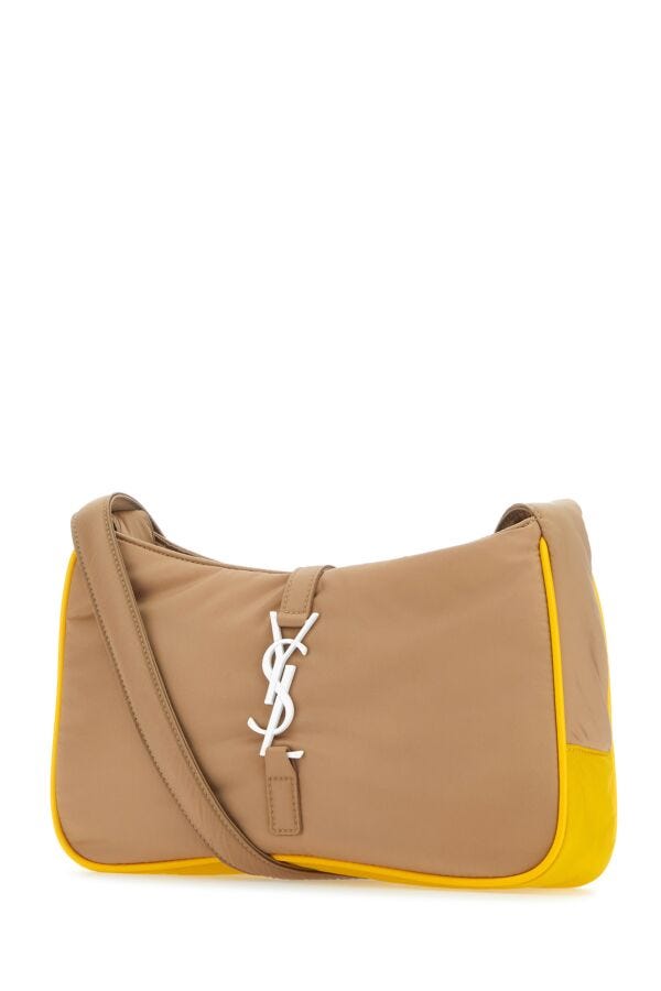 Saint Laurent Man Cappuccino Econyl⮠Le 5 à7 Shoulder Bag