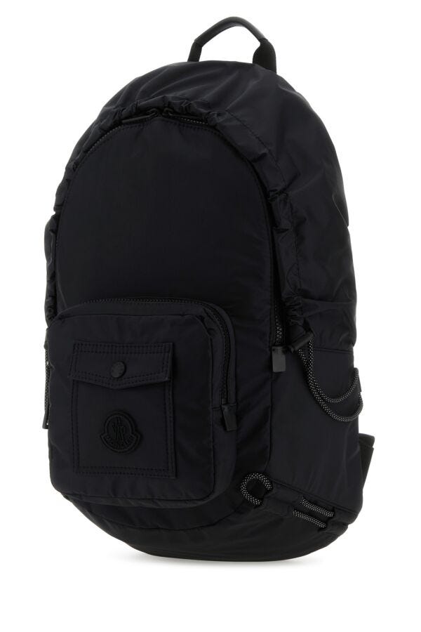 Moncler Unisex Black Nylon Makaio Backpack