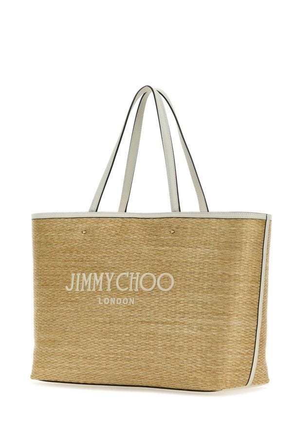 Jimmy Choo Woman Raffia Marli/S Shopping Bag