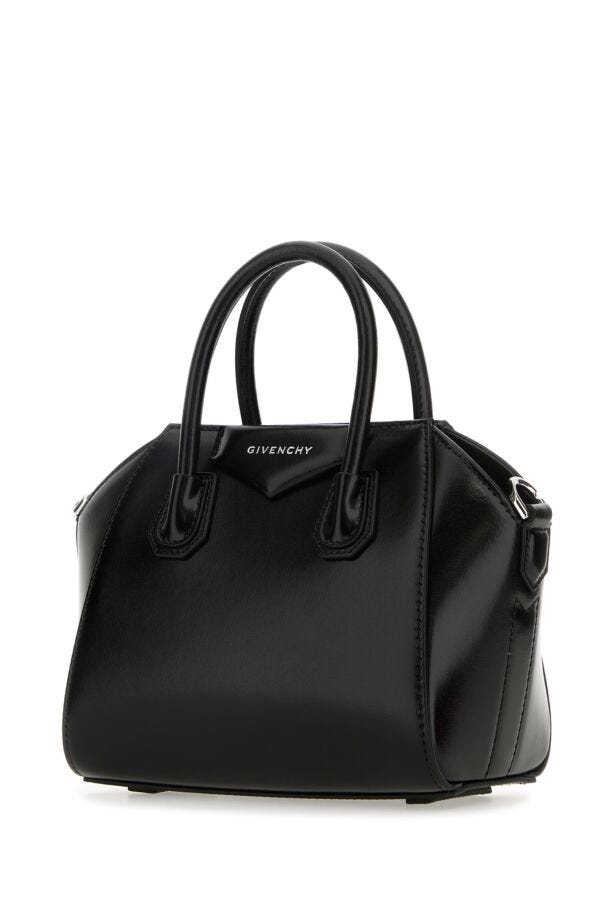 Givenchy Woman Black Leather Toy Antigona Handbag