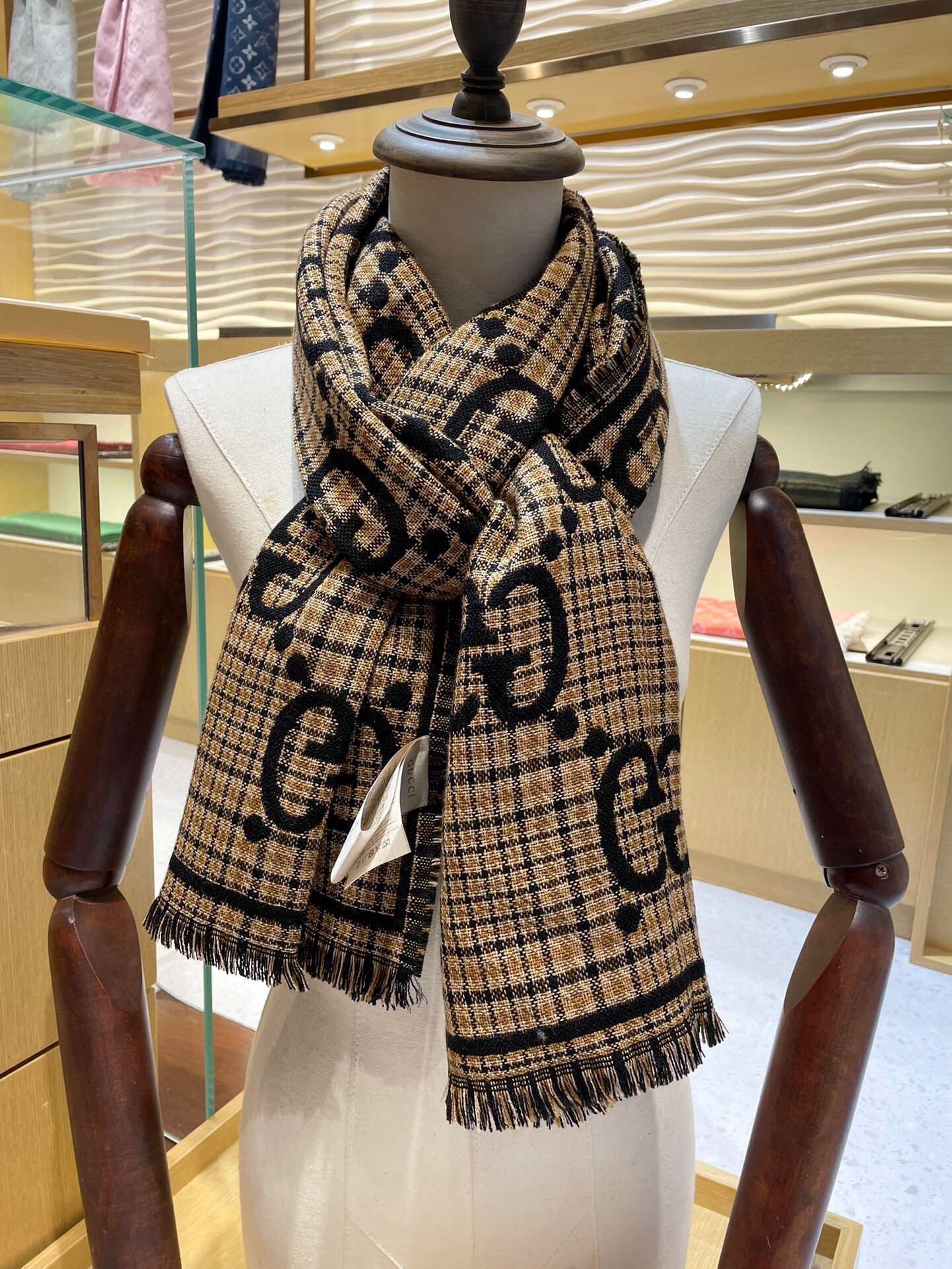CLTH198 100%Cashmere 47x180cm