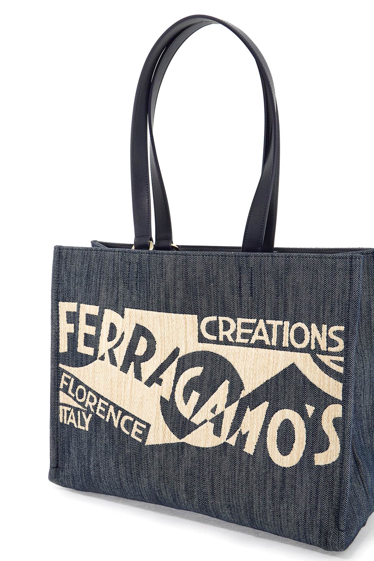 Ferragamo Logo Printed Tote Bag (M) Women