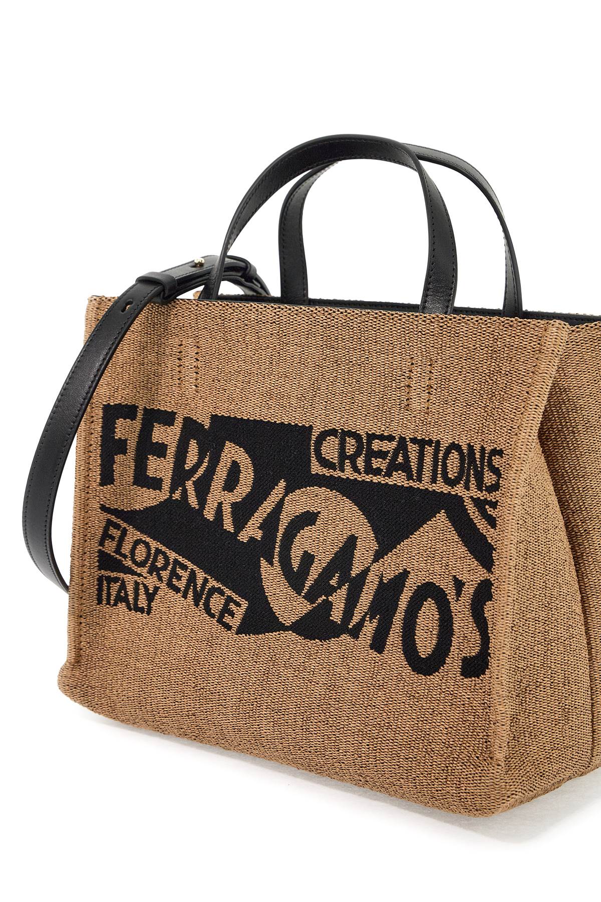 Ferragamo Logo Printed Small Tote Bag Women