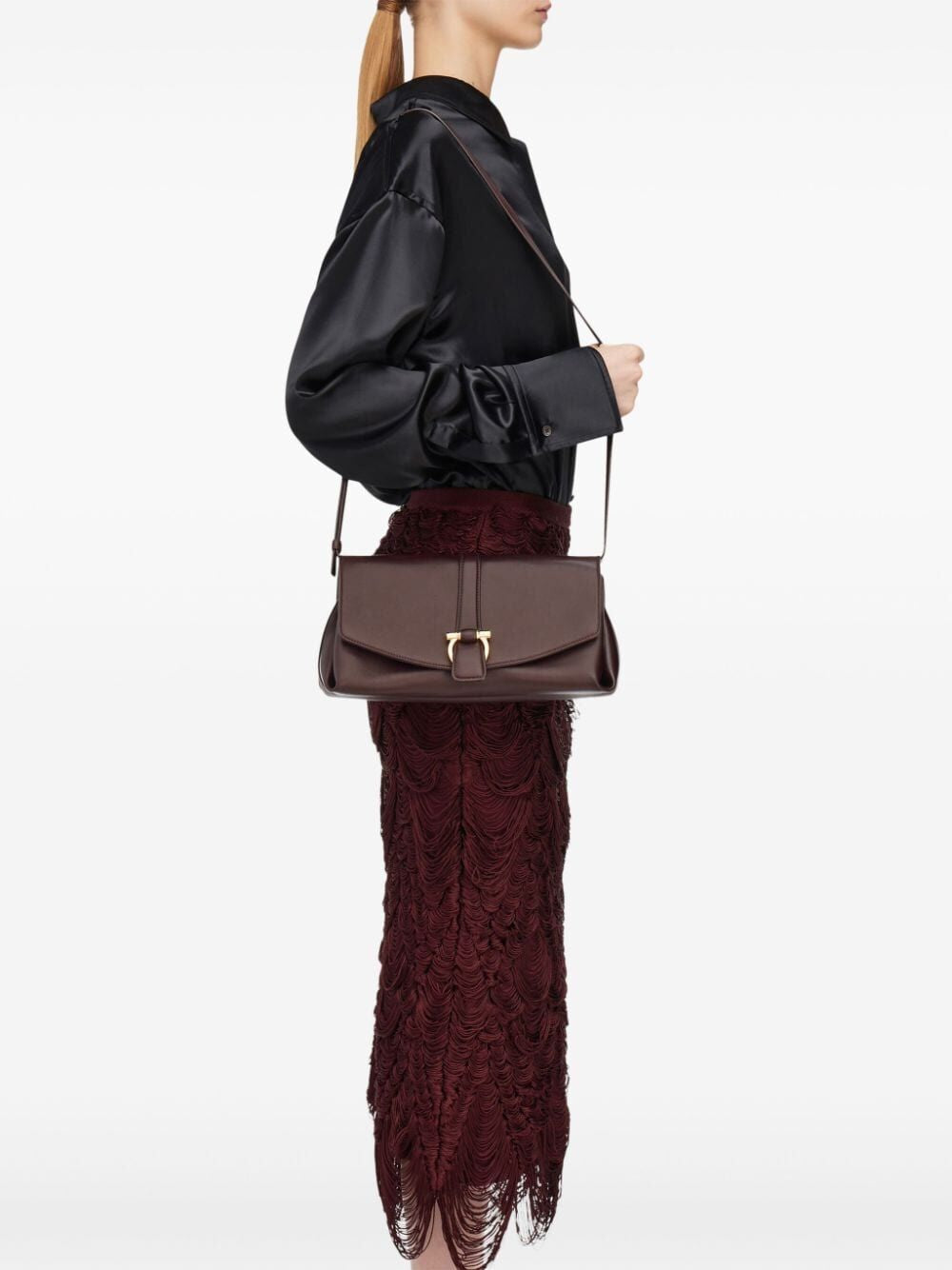 MEDIUM FRONT FLAP SOULDER BAG