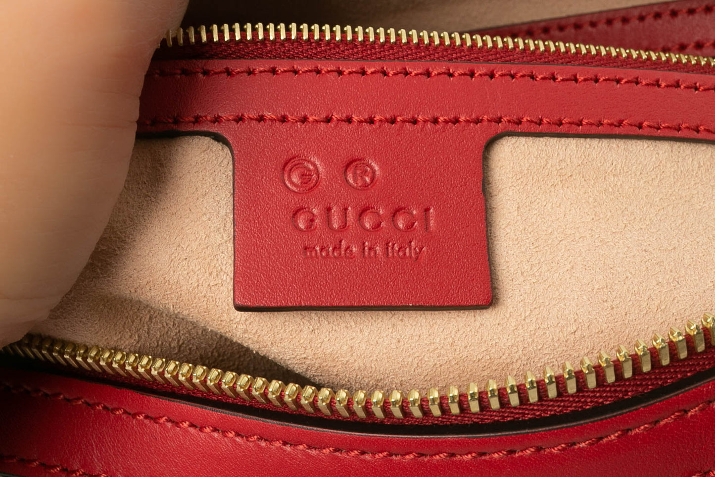 Sac àmain Bowling en toile monogrammée Gucci