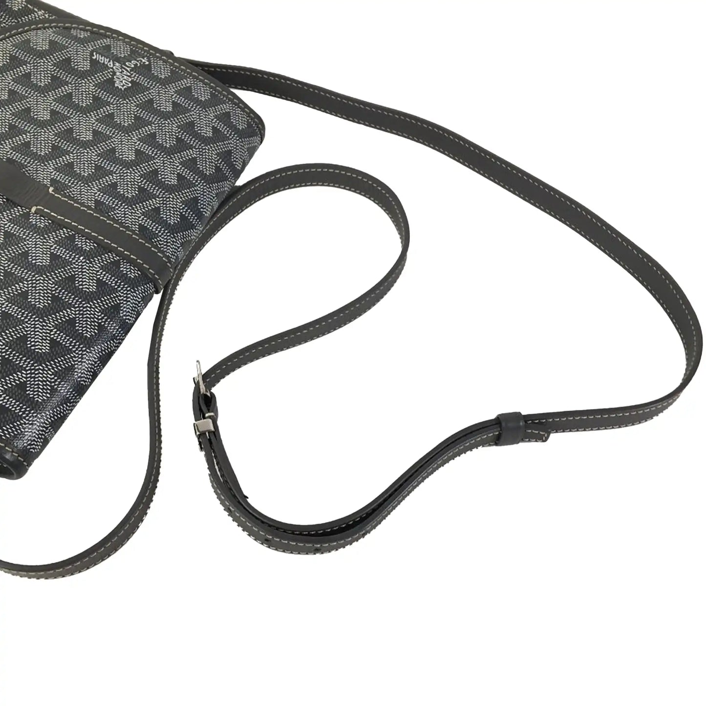 Goyard Goyardine Belvedere II PM Gray Canvas