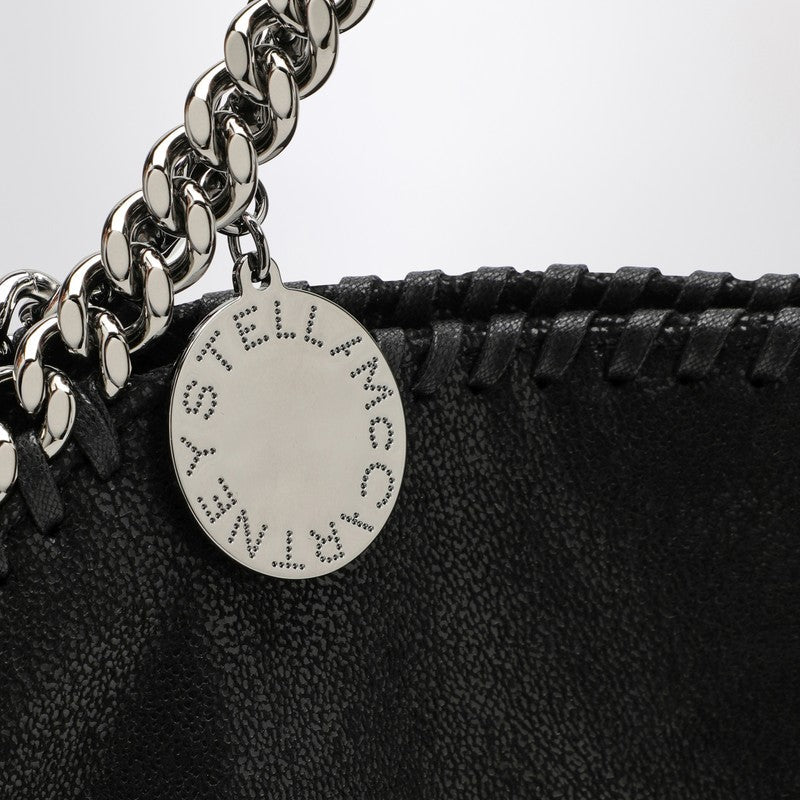 Stella Mccartney Black Falabella Fold Over Bag Women