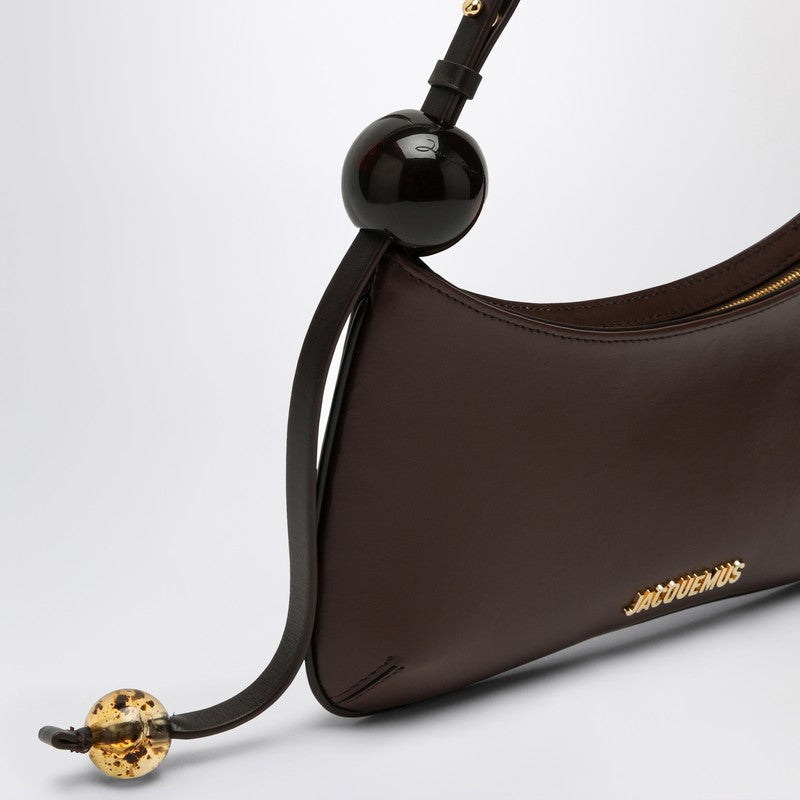 Jacquemus Le Bisou Brown Leather Bag Women