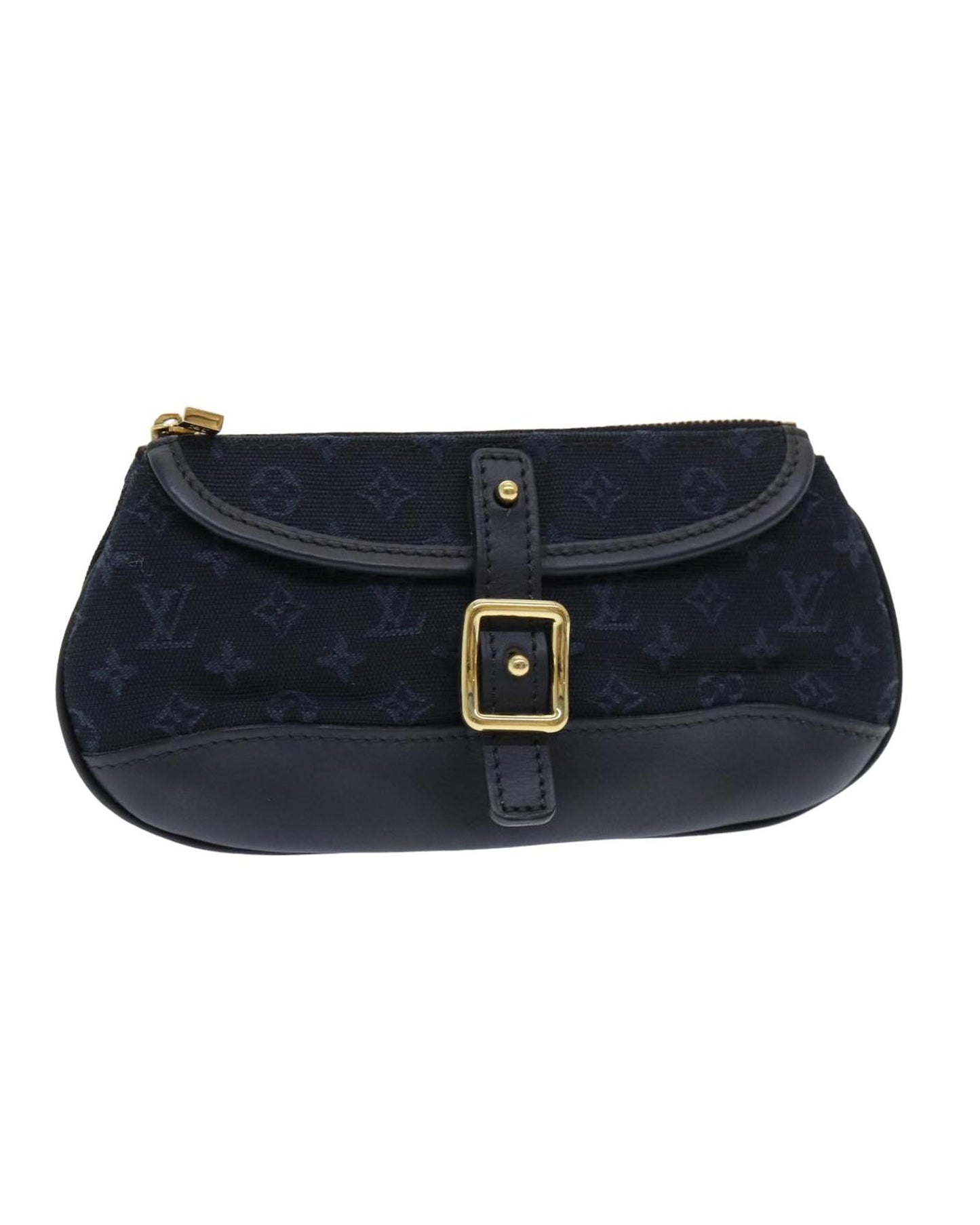 Pochette Monogram Denim Clutch
