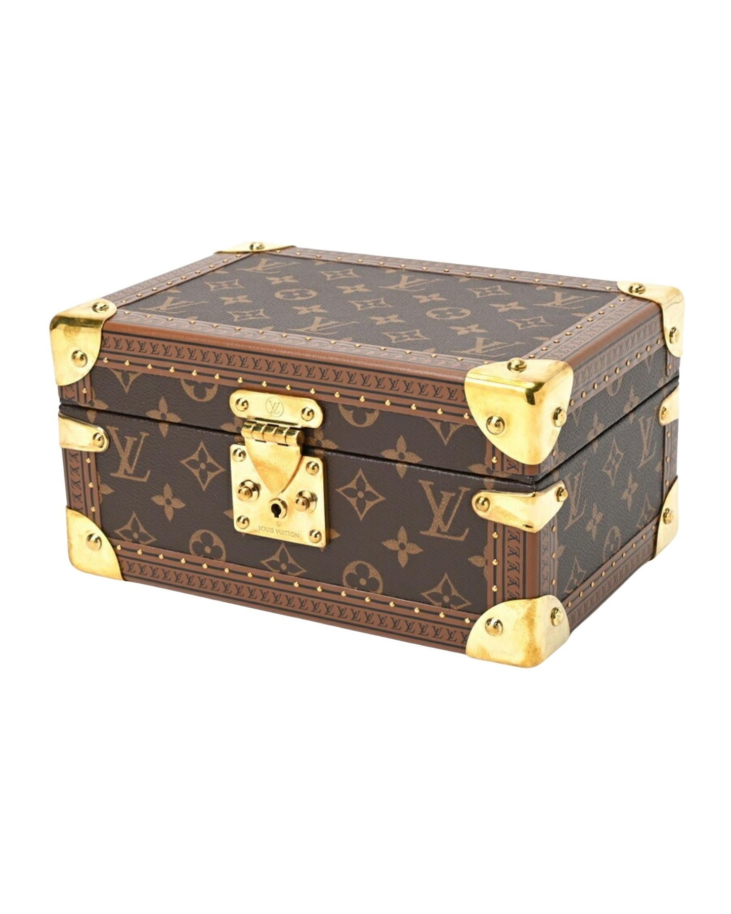 Luxury Canvas Trunk with Key and Pouch