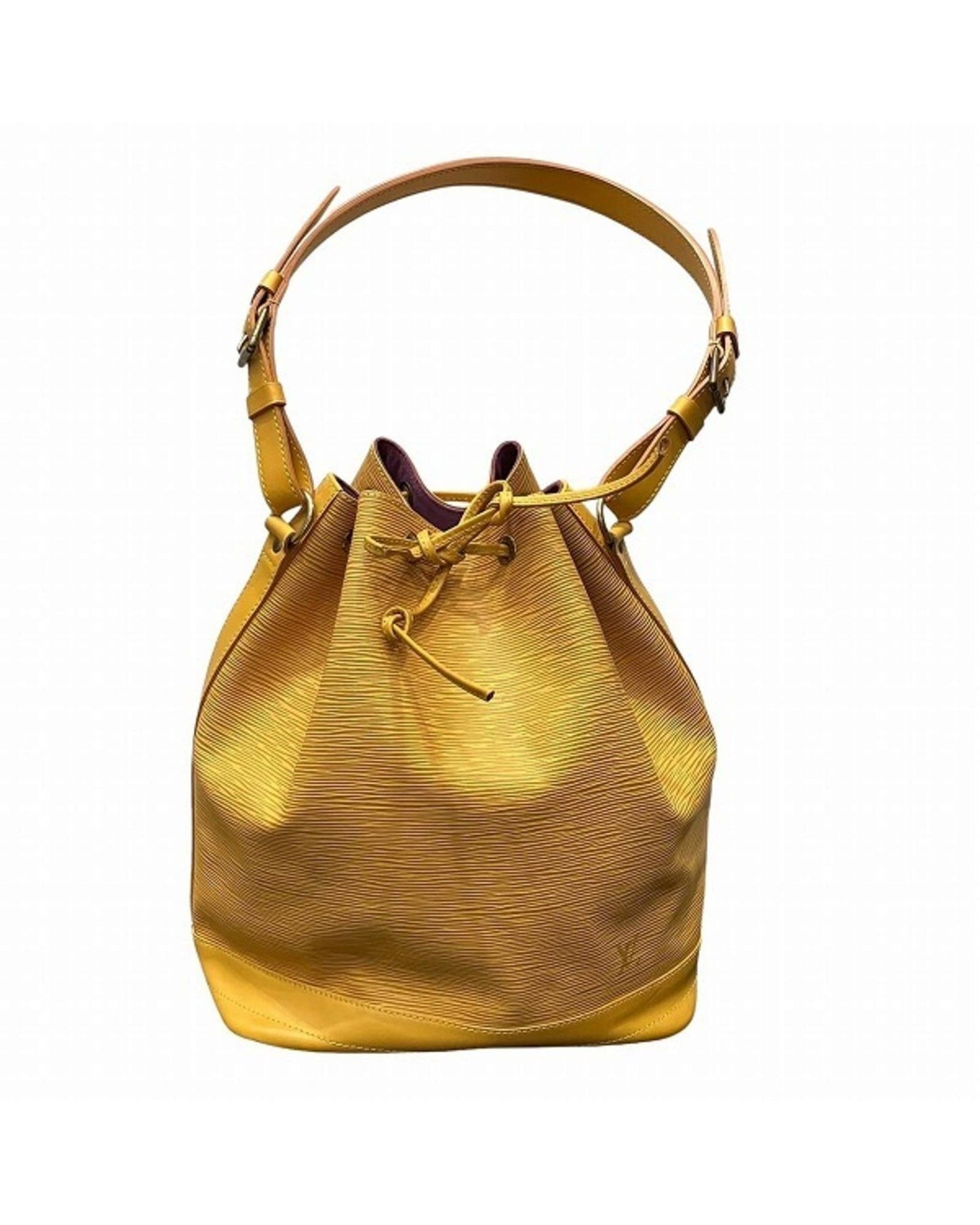 Willow Bucket Bag Yellow Epi Leather