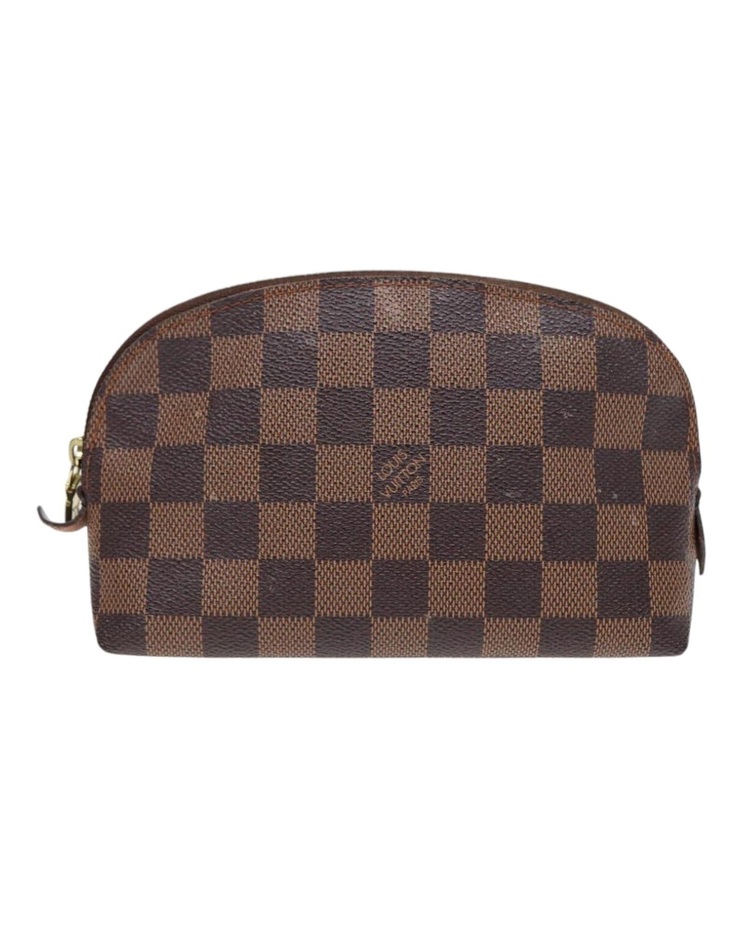 Cosmetic Pouch Damier Ebene Canvas