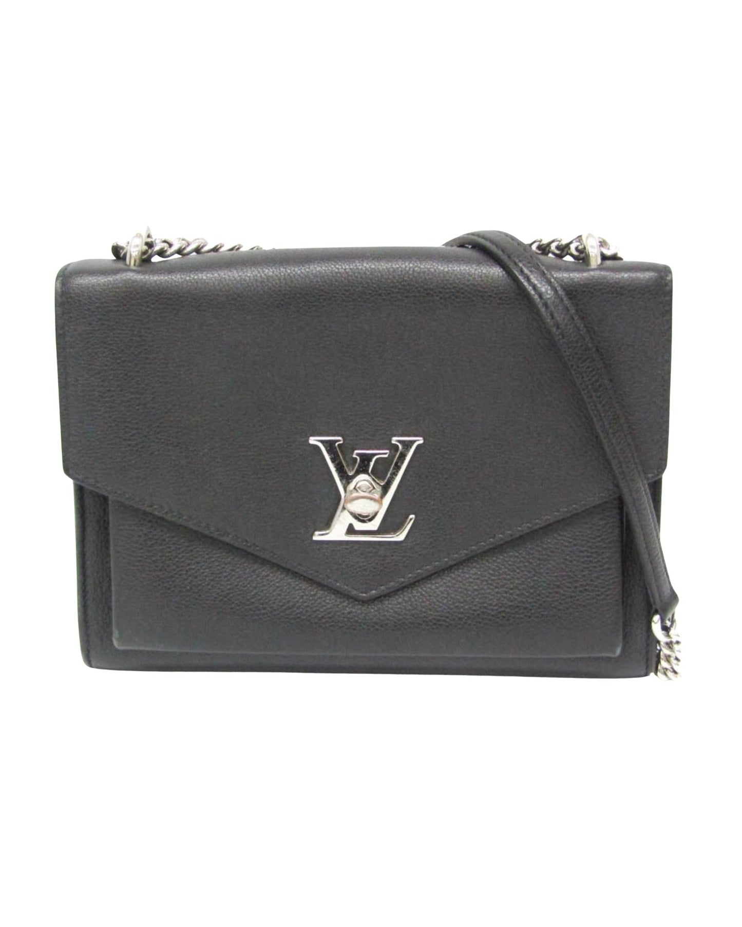 Leather Mylockme Bag with Scratches and Scuffs