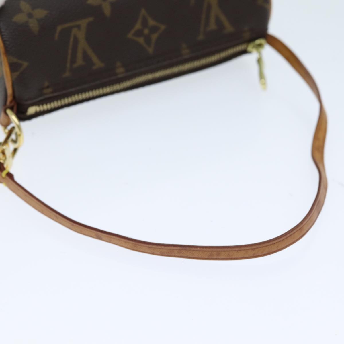 Louis Vuitton Papillon Canvas Clutch Bag