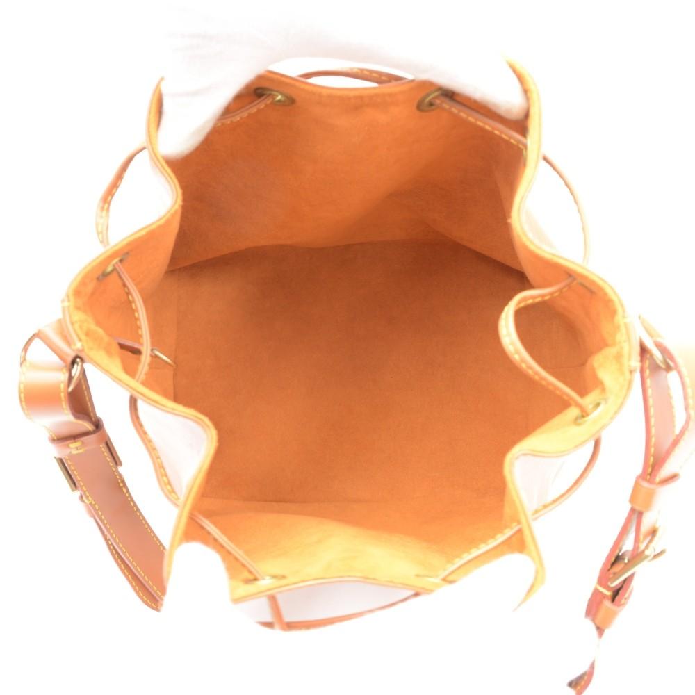 Louis Vuitto Petit Noe Orange Epi Leather Bag