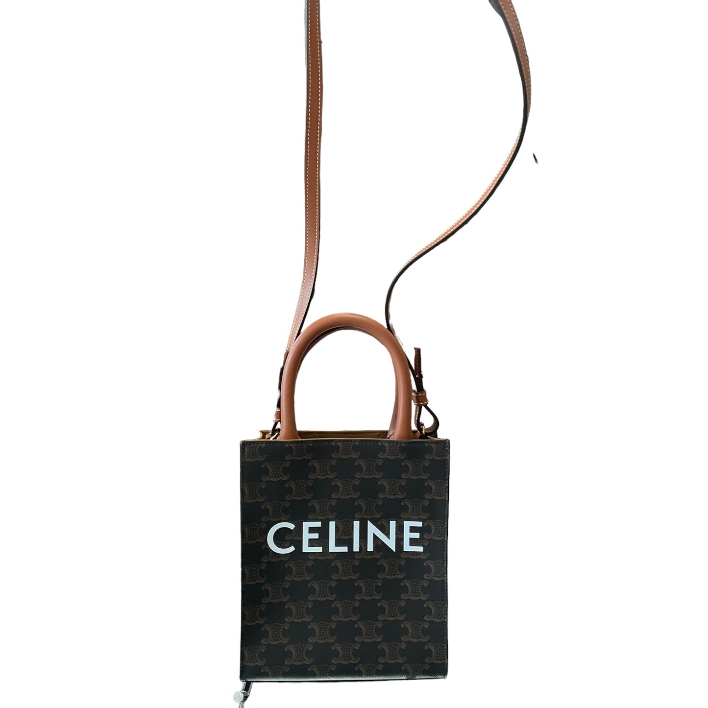 Celine Small Triomphe Vertical Cabas Tote