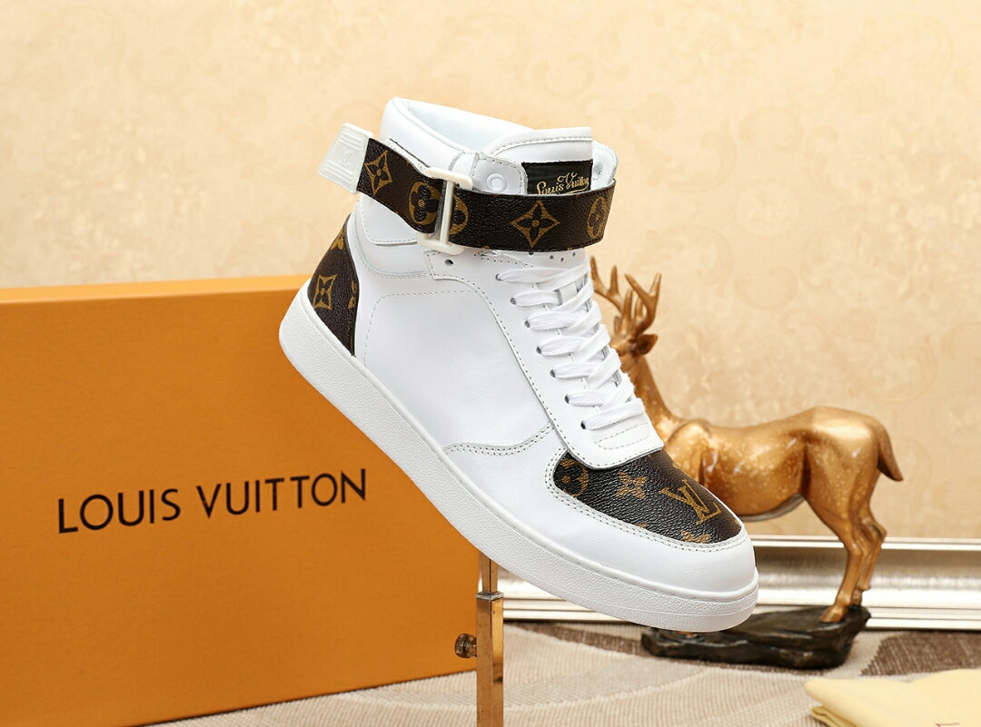 GLM - LUV Bombox Boot White and Brown Sneaker