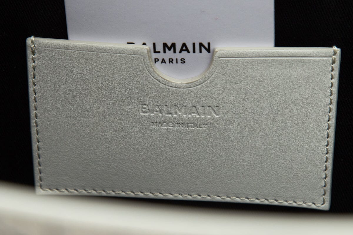 Balmain Limited Edition "B-Army" Black & White Graffiti Tote