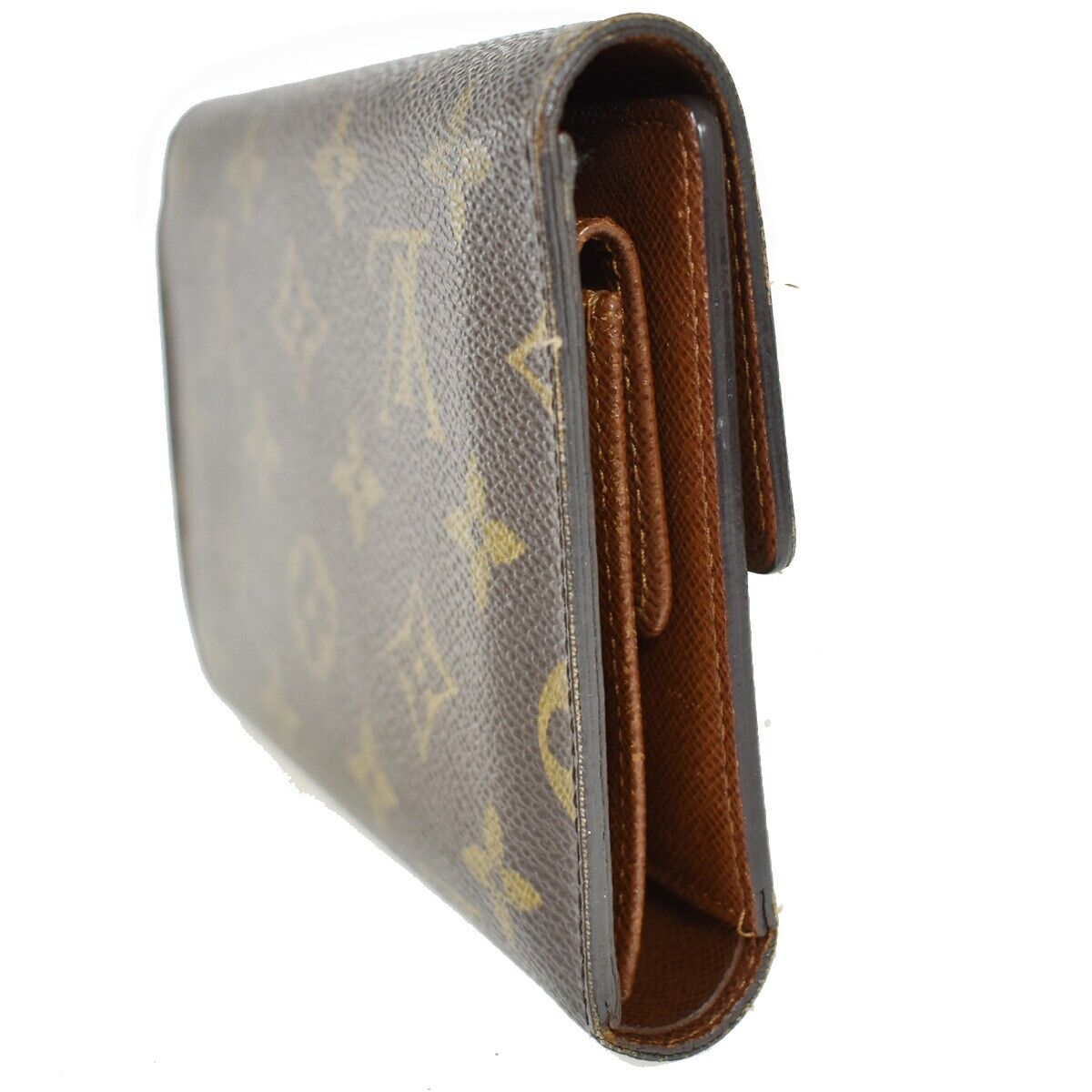 Louis Vuitton Porte Tresor Etui Papier Canvas Wallet ()
