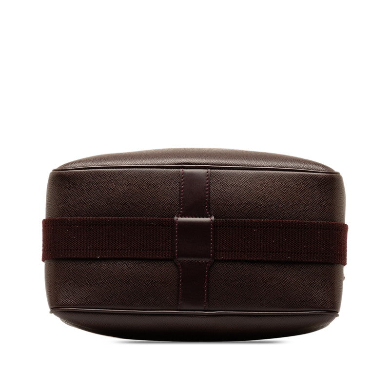 Louis Vuitton Taiga Reporter Shoulder Bag M30156 Acai Berry Wine Red Leather Louis Vuitton