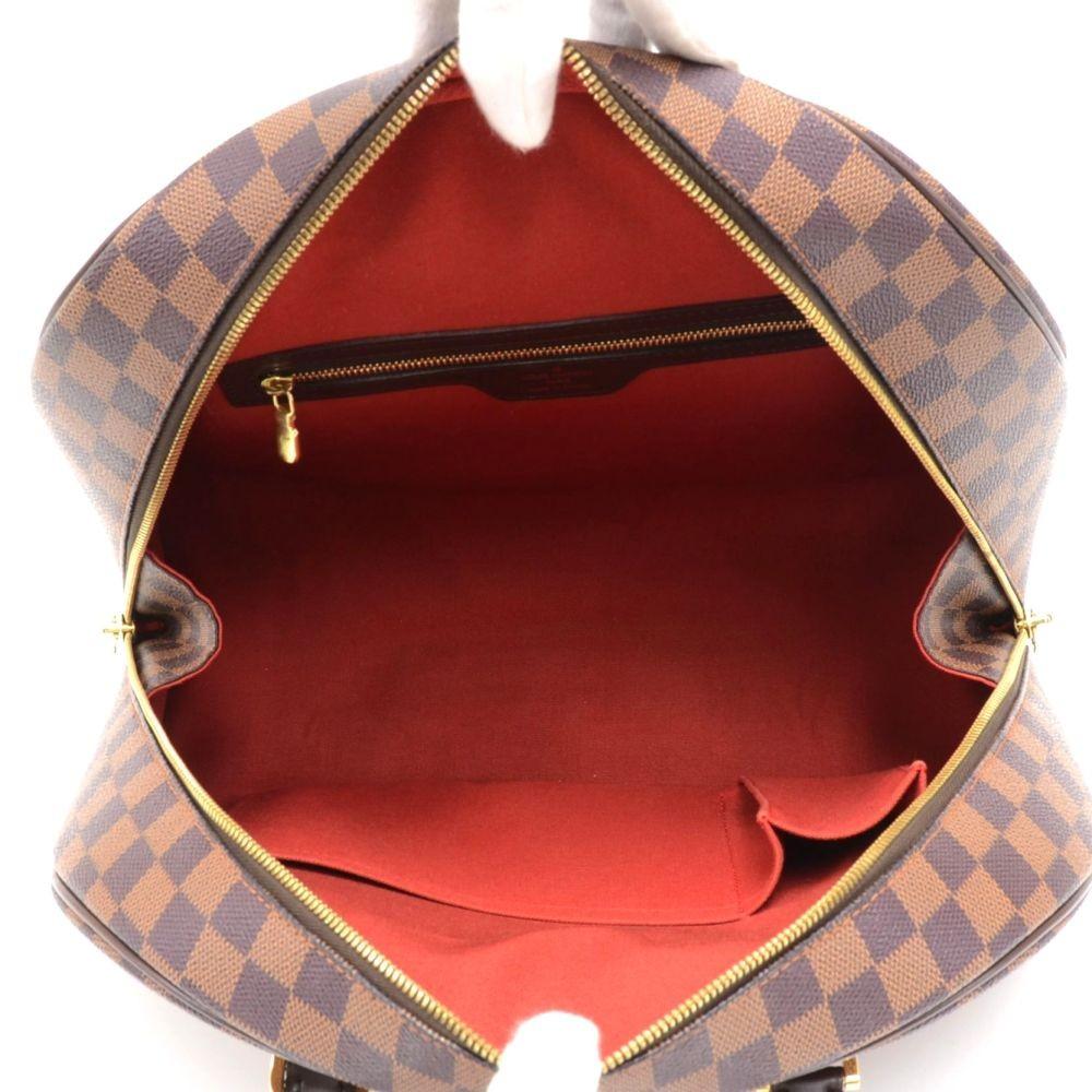 Louis Vuitto Nolita Damier Ebène Canvas Handbag