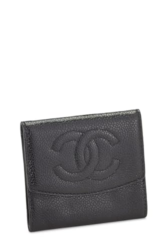 Chanel, Black Caviar Timeless 'CC' Coin Purse, Black