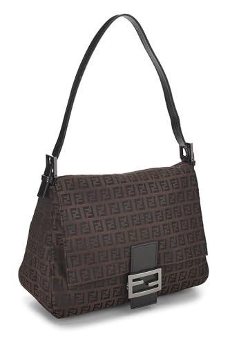 Fendi, Brown Zucchino Canvas Mama, Brown