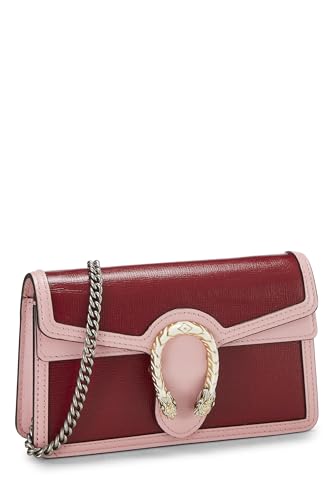 Gucci, Pink Leather Dionysus Shoulder Bag Super Mini, Multi