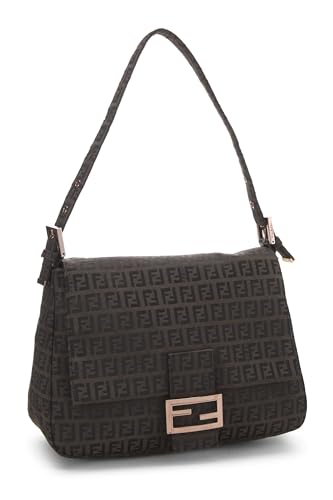 Fendi, Brown Zucchino Canvas Mama, Brown