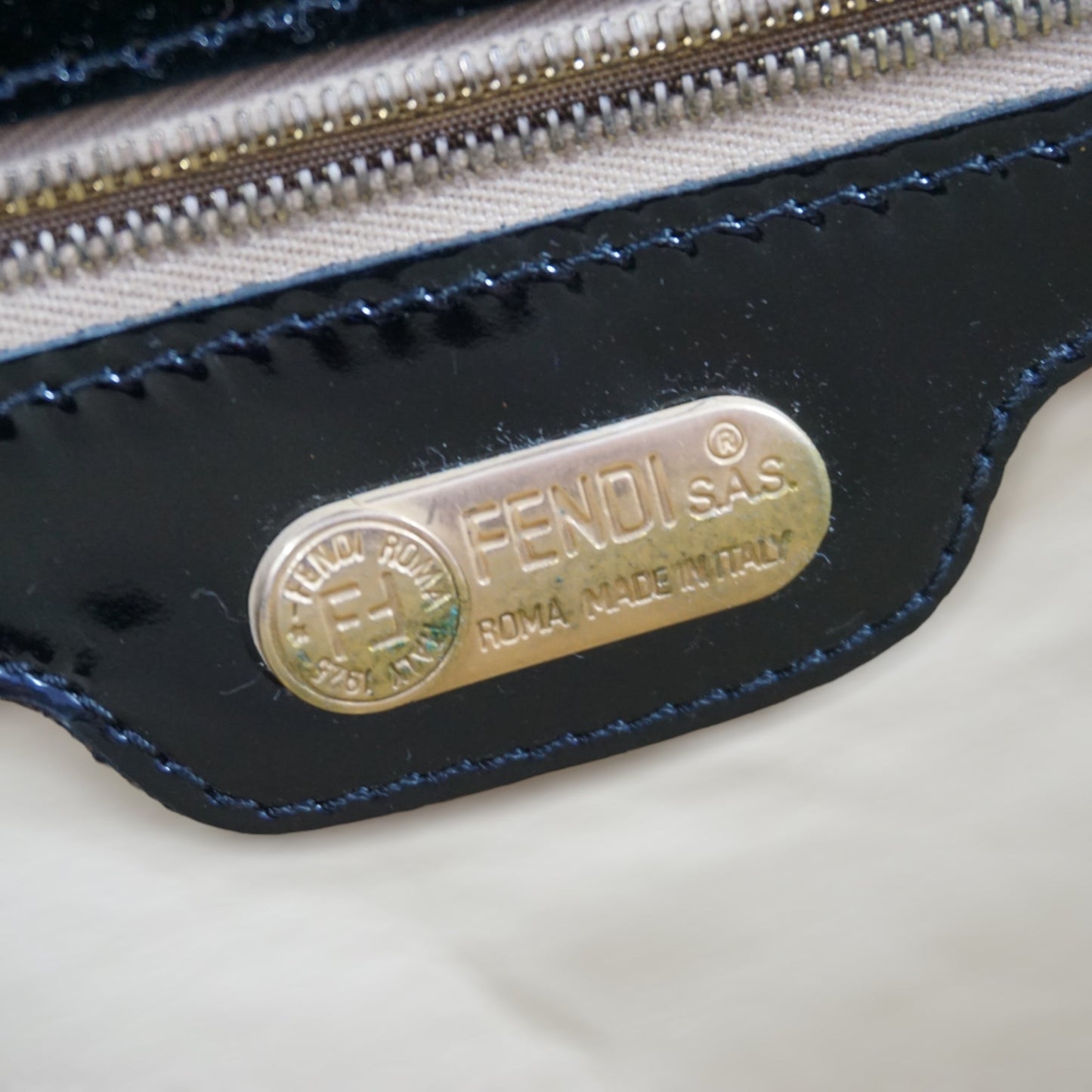 Fendi Sort HÃ¥ndtaske