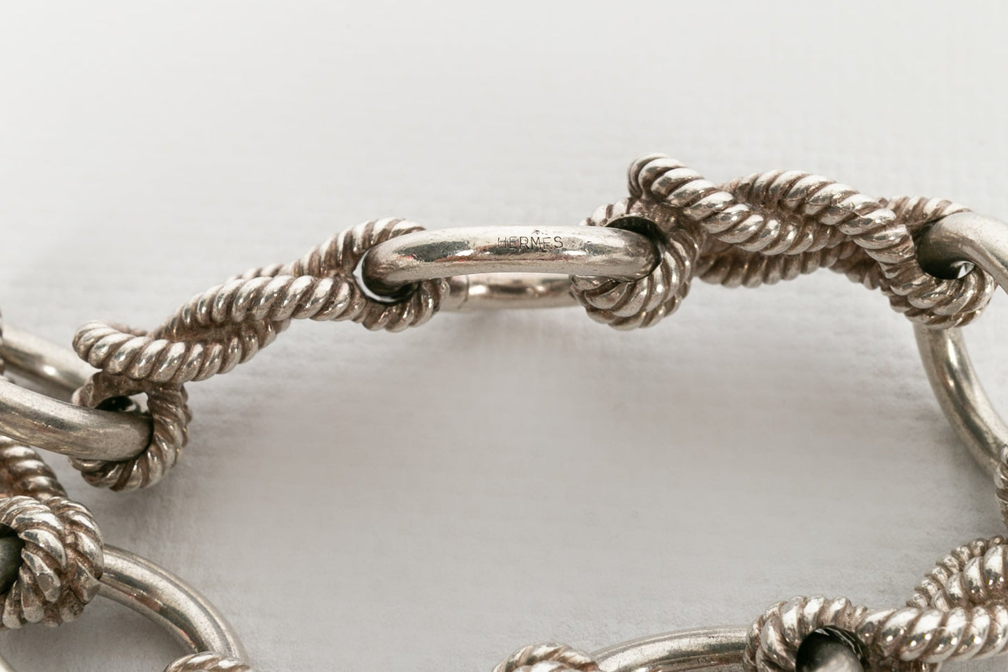 Bracelet cordage noeud marin Hermès