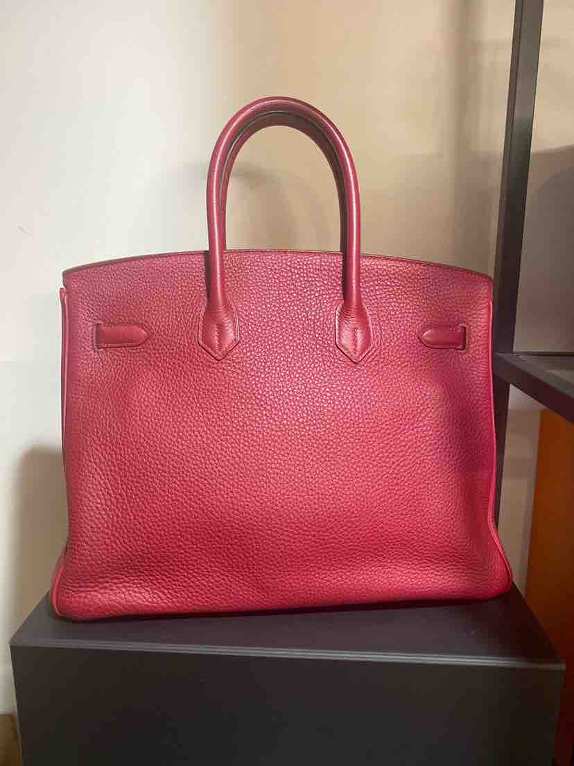 Hermès Dark Red 35 Birkin Bag