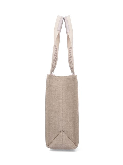 Chloé Women Woody' Medium Tote Bag